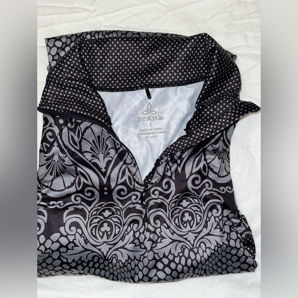 prAna Spitfire 1/4 Zip Long Sleeve lightweight stretch Dress​ Size S